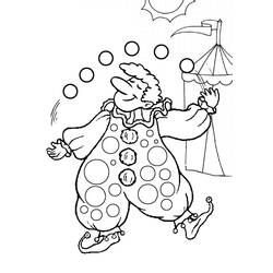 Раскраска: жонглер (Профессии и профессии) #99222 - Бесплатные раскраски для печати
