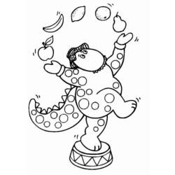 Раскраска: жонглер (Профессии и профессии) #99244 - Бесплатные раскраски для печати