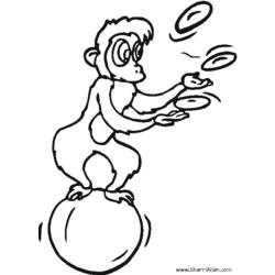 Раскраска: жонглер (Профессии и профессии) #99254 - Бесплатные раскраски для печати
