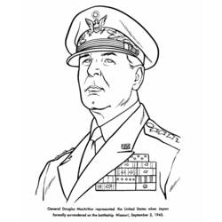 Раскраска: военные (Профессии и профессии) #102360 - Бесплатные раскраски для печати