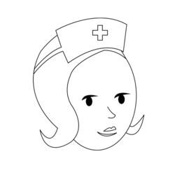Раскраска: Медсестра / Медсестра (Профессии и профессии) #170408 - Бесплатные раскраски для печати