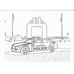 Раскраска: полицейский (Профессии и профессии) #105440 - Бесплатные раскраски для печати