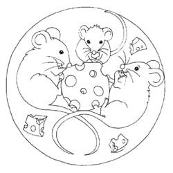 Раскраска: Мандала Животные (мандалы) #22731 - Бесплатные раскраски для печати