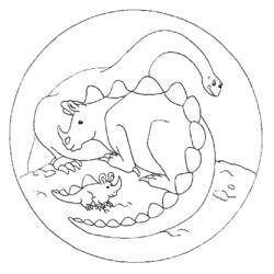 Раскраска: Мандала Животные (мандалы) #22756 - Бесплатные раскраски для печати