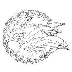 Раскраска: Мандала Животные (мандалы) #22773 - Бесплатные раскраски для печати