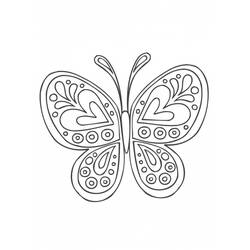 Раскраска: Бабочка Мандалы (мандалы) #117381 - Бесплатные раскраски для печати