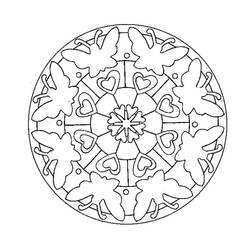 Раскраска: Бабочка Мандалы (мандалы) #117383 - Бесплатные раскраски для печати