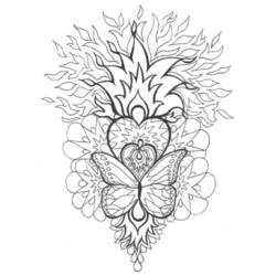 Раскраска: Бабочка Мандалы (мандалы) #117430 - Бесплатные раскраски для печати
