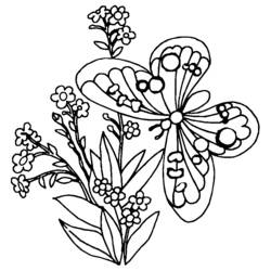 Раскраска: Бабочка Мандалы (мандалы) #117541 - Бесплатные раскраски для печати