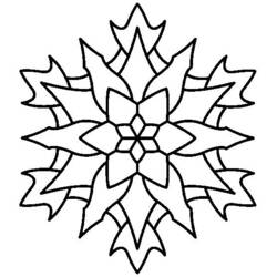 Раскраска: Flocon Mandalas (мандалы) #117605 - Бесплатные раскраски для печати