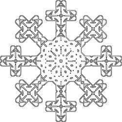 Раскраска: Flocon Mandalas (мандалы) #117688 - Бесплатные раскраски для печати