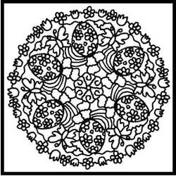 Раскраска: Цветы мандалы (мандалы) #117127 - Бесплатные раскраски для печати