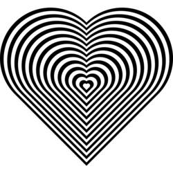 Раскраска: Сердце Мандалы (мандалы) #116710 - Бесплатные раскраски для печати