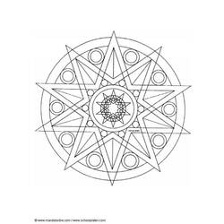 Раскраска: Звездные мандалы (мандалы) #117949 - Бесплатные раскраски для печати
