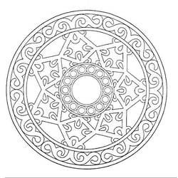 Раскраска: Звездные мандалы (мандалы) #117959 - Бесплатные раскраски для печати