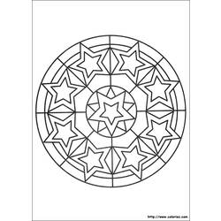 Раскраска: Звездные мандалы (мандалы) #117964 - Бесплатные раскраски для печати