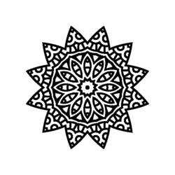 Раскраска: Звездные мандалы (мандалы) #117967 - Бесплатные раскраски для печати