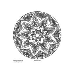 Раскраска: Звездные мандалы (мандалы) #117969 - Бесплатные раскраски для печати