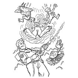 Раскраски: Ghostbusters - Бесплатные раскраски для печати