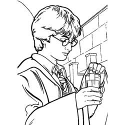 Раскраска: Гарри Поттер (кино) #69508 - Бесплатные раскраски для печати