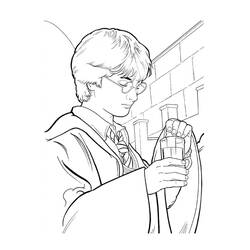 Раскраска: Гарри Поттер (кино) #69610 - Бесплатные раскраски для печати