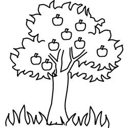 Раскраска: яблоко (природа) #163738 - Бесплатные раскраски для печати