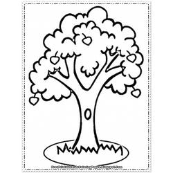 Раскраска: яблоко (природа) #163748 - Бесплатные раскраски для печати