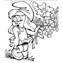 Раскраска: Букет цветов (природа) #160867 - Бесплатные раскраски для печати