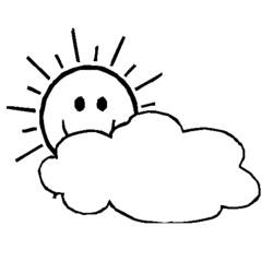 Раскраска: облако (природа) #157307 - Бесплатные раскраски для печати