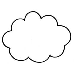 Раскраска: облако (природа) #157313 - Бесплатные раскраски для печати