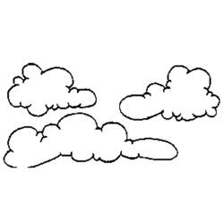 Раскраска: облако (природа) #157323 - Бесплатные раскраски для печати