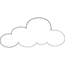 Раскраска: облако (природа) #157335 - Бесплатные раскраски для печати
