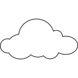 Раскраска: облако (природа) #157342 - Бесплатные раскраски для печати
