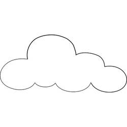 Раскраска: облако (природа) #157432 - Бесплатные раскраски для печати