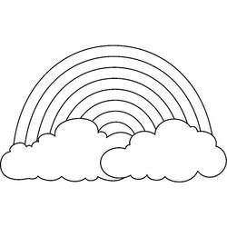 Раскраска: облако (природа) #157440 - Бесплатные раскраски для печати