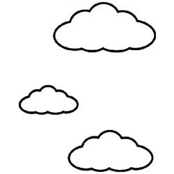Раскраска: облако (природа) #157462 - Бесплатные раскраски для печати