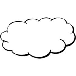 Раскраска: облако (природа) #157469 - Бесплатные раскраски для печати