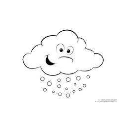 Раскраска: облако (природа) #157478 - Бесплатные раскраски для печати