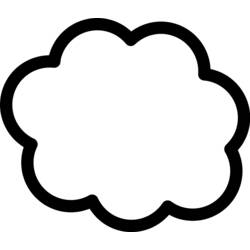 Раскраска: облако (природа) #157492 - Бесплатные раскраски для печати