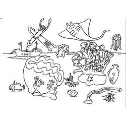Раскраска: коралловый (природа) #162921 - Бесплатные раскраски для печати