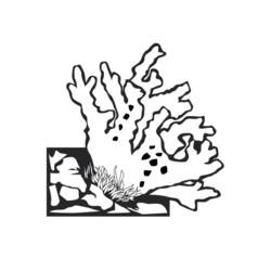 Раскраска: коралловый (природа) #162938 - Бесплатные раскраски для печати