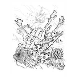 Раскраска: коралловый (природа) #162970 - Бесплатные раскраски для печати