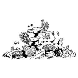 Раскраска: коралловый (природа) #162981 - Бесплатные раскраски для печати
