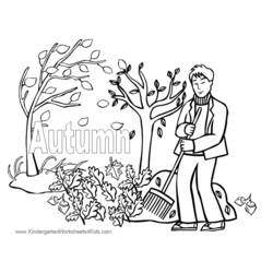 Раскраска: Осенний сезон (природа) #164047 - Бесплатные раскраски для печати