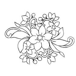 Раскраска: цветы (природа) #155043 - Бесплатные раскраски для печати