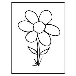 Раскраска: цветы (природа) #155047 - Бесплатные раскраски для печати