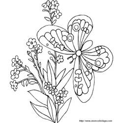 Раскраска: цветы (природа) #155125 - Бесплатные раскраски для печати