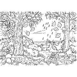 Раскраска: лес (природа) #157074 - Бесплатные раскраски для печати