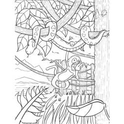 Раскраска: лес (природа) #157105 - Бесплатные раскраски для печати