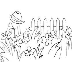 Раскраска: сад (природа) #166328 - Бесплатные раскраски для печати